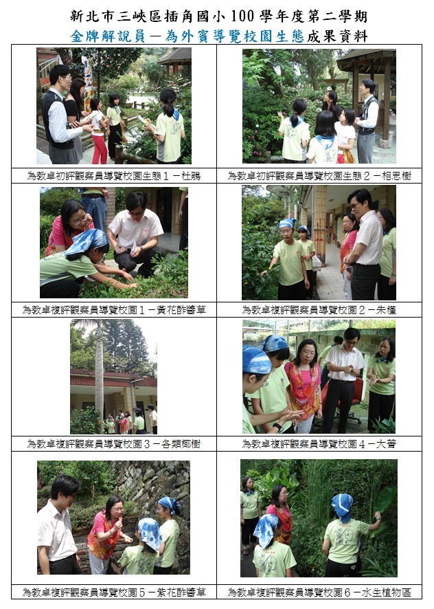 100學年度下學期-外賓導覽-教卓初評觀察員