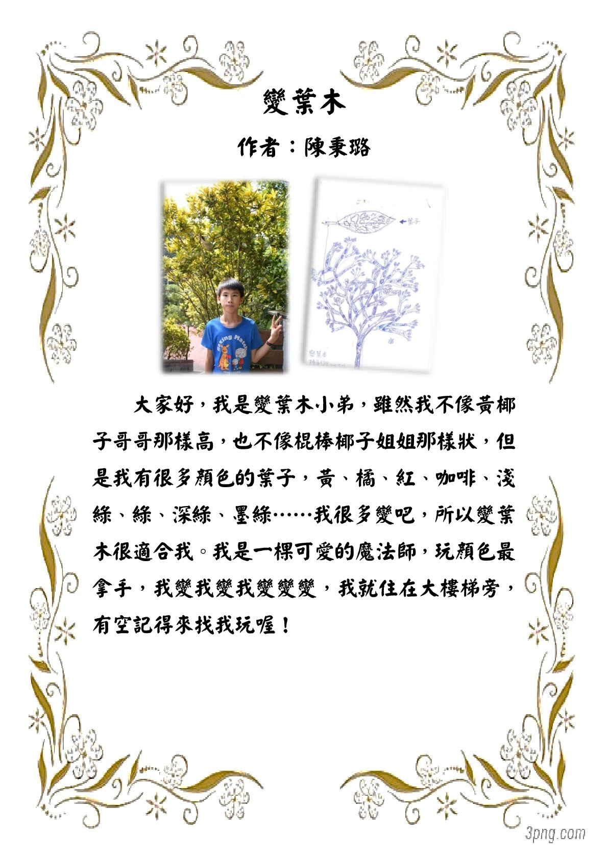 變葉木